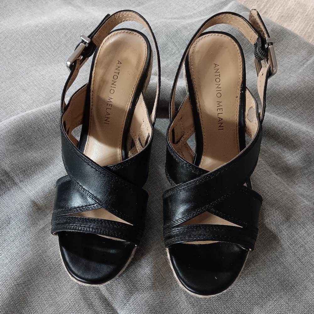 Antonio Melani Black Women's Sandals